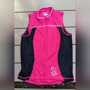 Women's sleeveless cycling jersey medium